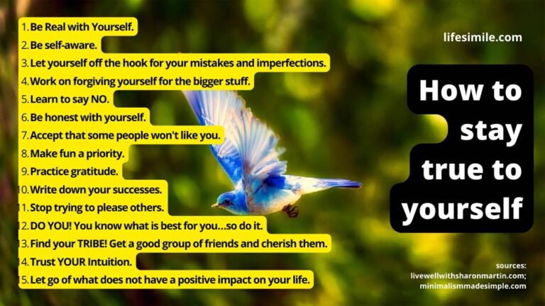 17 Hacks On How to Stay True to Yourself No Matter What - Life Simile