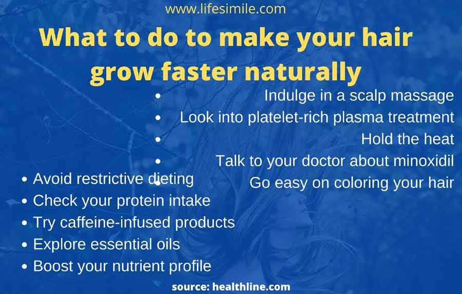 what to do to make your hair grow faster naturally